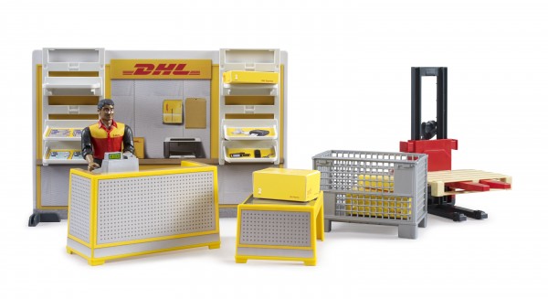 bworld DHL Shop con carrello elevatore e figura