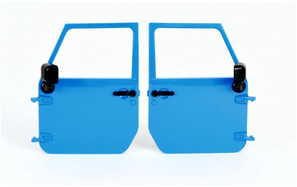 Fahrer- und Beifahrertür Jeep Wrangler Rubicon blau