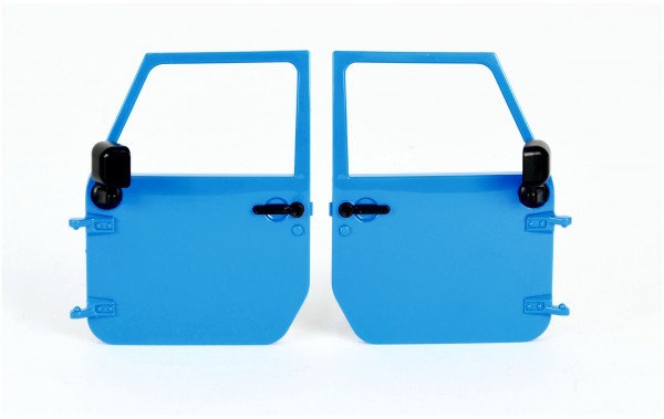 Driver's and passenger door Jeep Wrangler Rubicon blue