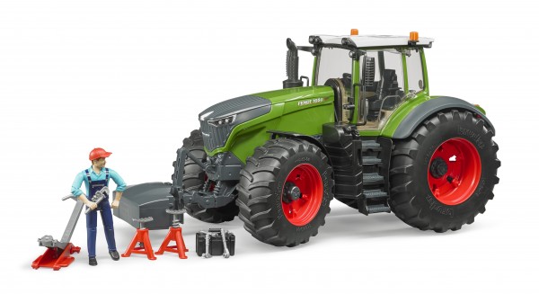 Fendt 1050 Vario mit Mechaniker und Werkstattausstattung