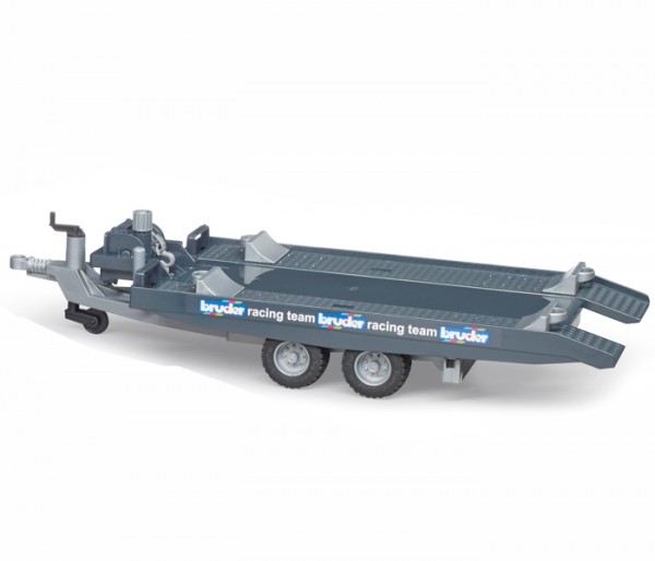 Trailer with cable winch