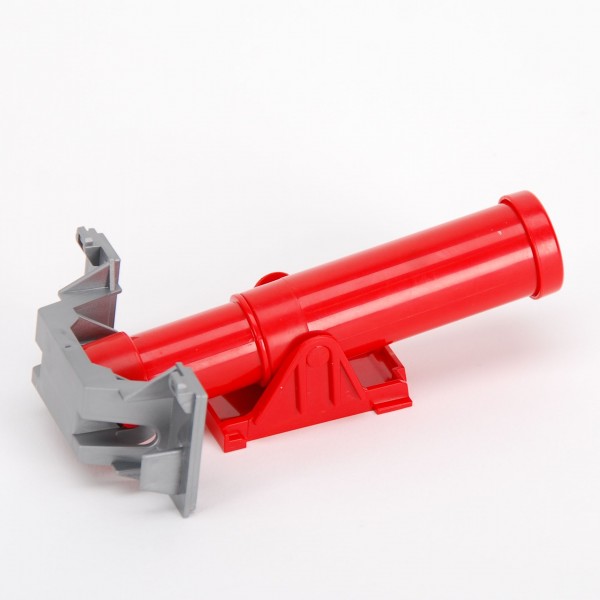 Support cylinder for Halfpipe trough, red