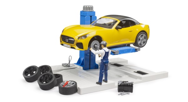 Atelier d’entretien automobile bworld + Roadster BRUDER
