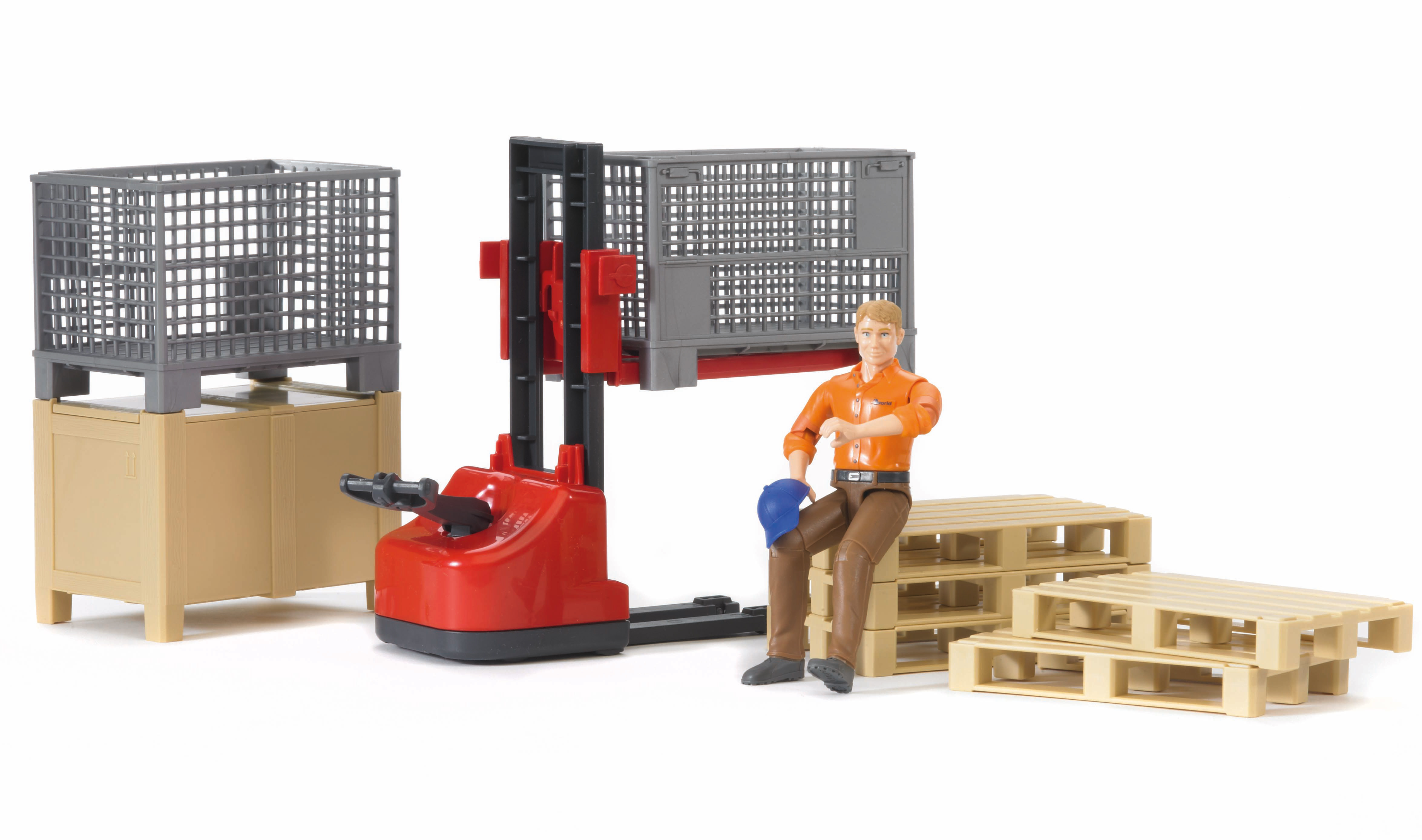 bruder logistics set