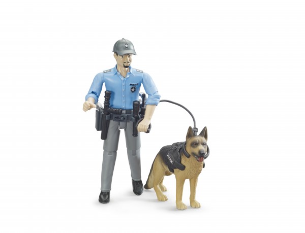 Policier bworld avec chien