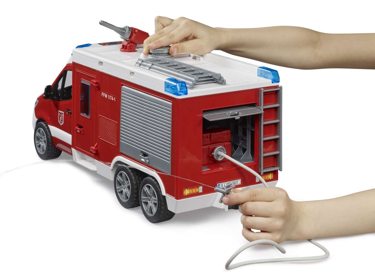 MB Sprinter fire service rescue vehicle with Light and Sound Module Fire Service Emergency Categories BRUDER Spielwaren GmbH Co. KG