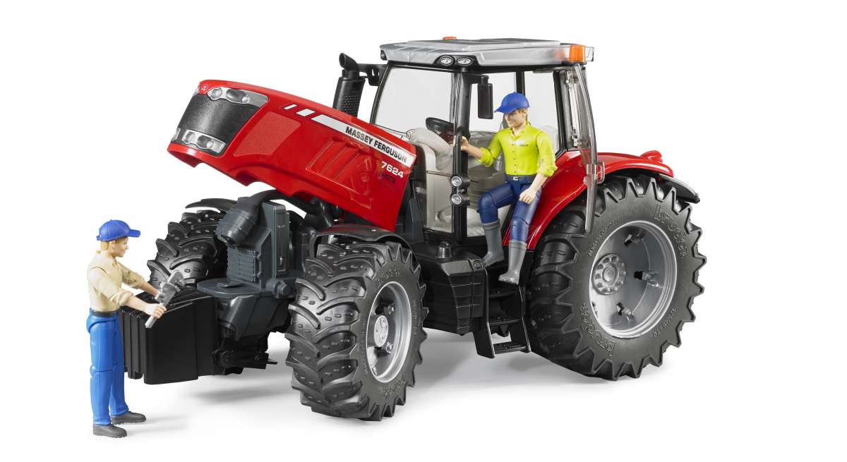 Massey Ferguson MF 7624 限定版 1/16 Massey Ferguson 7624 Tractor by Bruder — Outback Toys