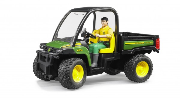 John Deere Gator XUV 855D with driver