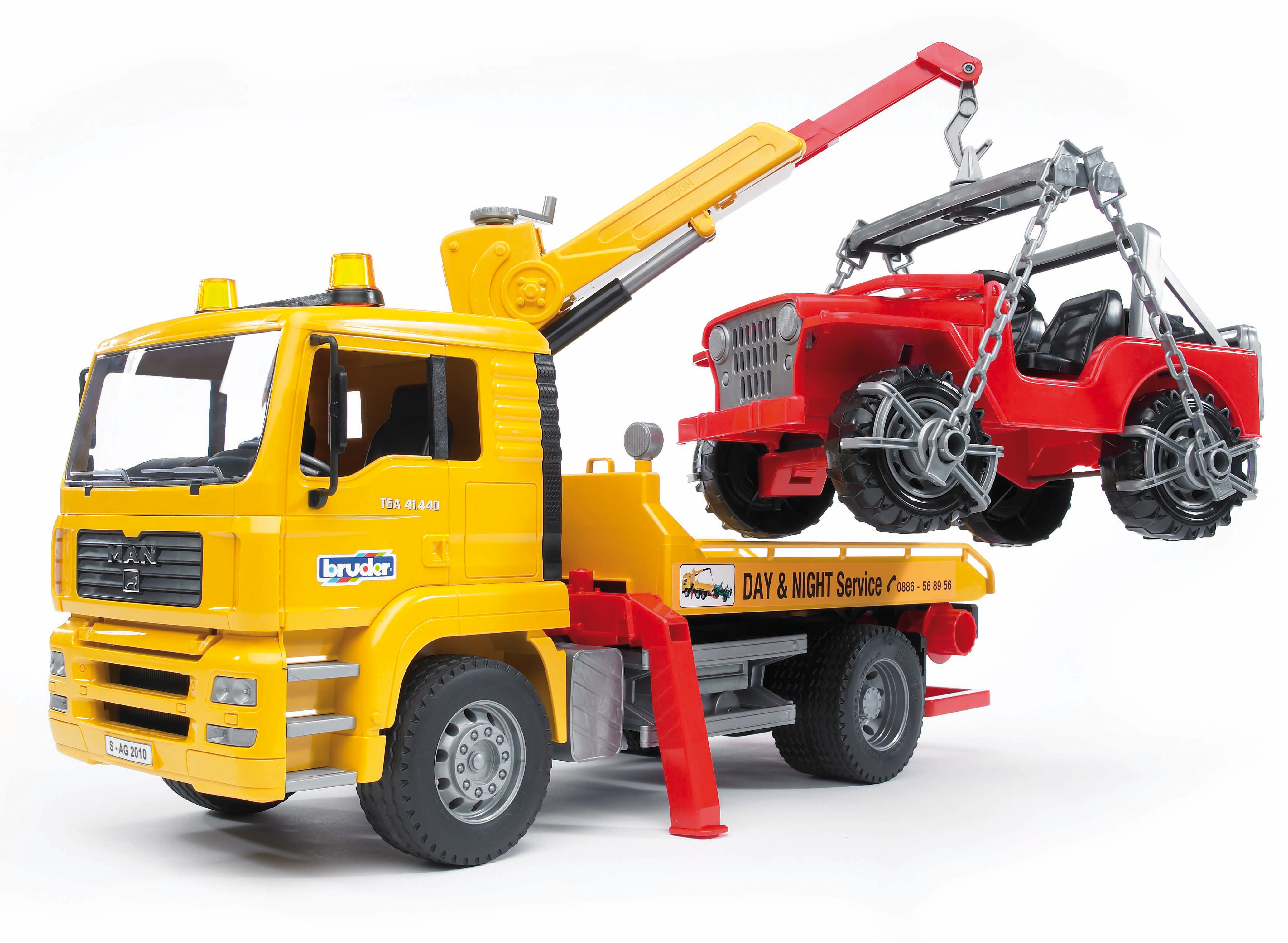 MAN TGA Abschlepp-LKW mit Geländewagen (ohne Light and Sound Modul ...